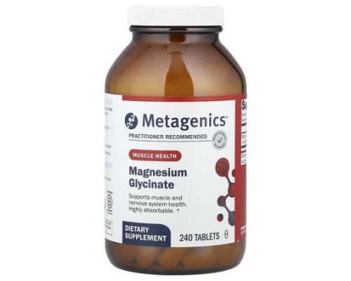 Metagenics, Magnesium Glycinate, 100 mg, 240 Tablets Metagenics, Magnesium Glycinate, 100 mg, 240 Tablets