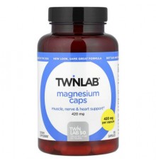 Twinlab, Magnesium Caps, 420 mg, 100 Capsules