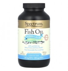 Spectrum Essentials, Fish Oil, Omega-3, 250 Softgels (500 mg per Softgel)
