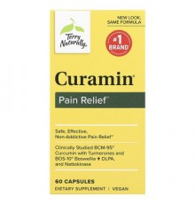 Terry Naturally, Curamin, Pain Relief, 60 Capsules