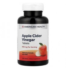 American Health, Apple Cider Vinegar, 200 Tablets (240 mg per Tablet)
