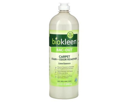 Biokleen, Bac-Out, Carpet Stain + Odor Remover, Lime Essence, 32 fl oz (946 ml) Biokleen, Bac-Out, Carpet Stain + Odor Remover, Lime Essence, 32 fl oz (946 ml)