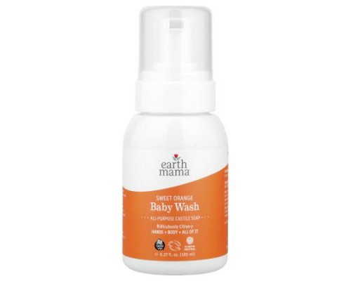 Earth Mama, Baby Wash, Sweet Orange, 6.27 fl oz (185 ml) Earth Mama, Baby Wash, Sweet Orange, 6.27 fl oz (185 ml)