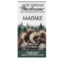 Host Defense, Mushrooms™, Maitake, 120 Capsules (0.5 g per Capsule)