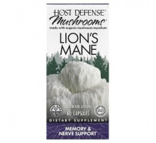 Host Defense, Mushrooms™, Lion's Mane, 60 Capsules (0.5 g per Capsule)