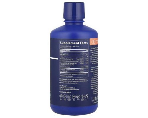 Trace, Liquid Cal/Mag/Zinc, Piña Colada, 30 fl oz (887 ml)