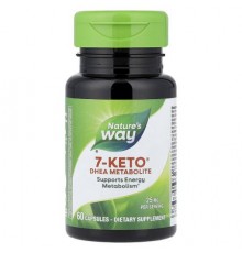 Nature's Way, 7-KETO®, DHEA Metabolite, 25 mg, 60 Capsules