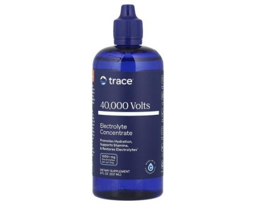 Trace, 40,000 Volts, Electrolyte Concentrate, 8 fl oz (237 ml)