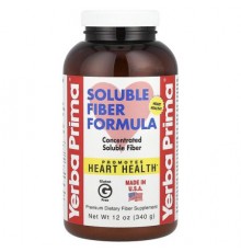 Yerba Prima, Soluble Fiber Formula, 12 oz (340 g)
