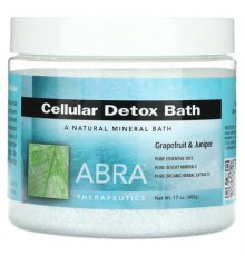 Abra Therapeutics, Cellular Detox Bath, Grapefruit & Juniper, 17 oz (482 g)