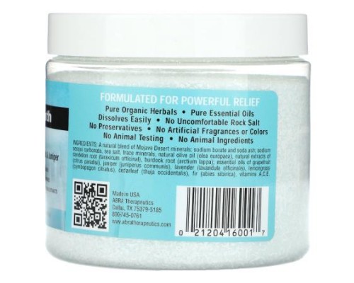 Abra Therapeutics, Cellular Detox Bath, Grapefruit & Juniper, 17 oz (482 g) Abra Therapeutics, Cellular Detox Bath, Grapefruit & Juniper, 17 oz (482 g)