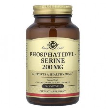 Solgar, Phosphatidylserine, 200 mg, 60 Softgels