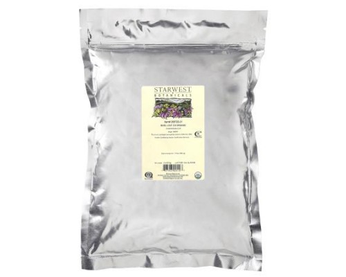 Starwest Botanicals, Organic Basil Leaf C/S , 1 lb (453.6 g) Starwest Botanicals, Organic Basil Leaf C/S , 1 lb (453.6 g)