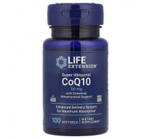 Life Extension, Super Ubiquinol CoQ10 with Enhanced Mitochondrial Support, 50 mg, 100 Softgels