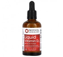 Protocol for Life Balance, Liquid Vitamin D3, 400 IU, 2 fl oz (59 ml)