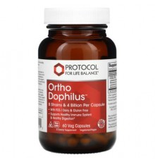 Protocol for Life Balance, Ortho Dophilus, 60 Veg Capsules