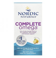 Nordic Naturals, Complete Omega™, Lemon, 180 Soft Gels