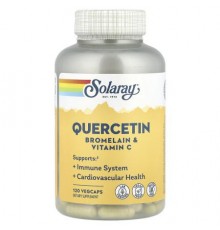 Solaray, Quercetin, Bromelain & Vitamin C, 120 VegCaps