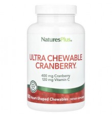 NaturesPlus, Ultra Chewable Cranberry®, 180 Heart-Shaped Chewables