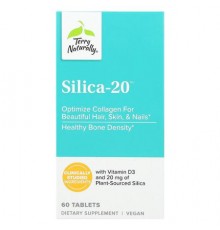 Terry Naturally, Silica-20, 60 Tablets