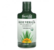 Country Life, Realfood Organics, Aloe Vera Plus, 32 fl oz (944 ml) (Discontinued Item)