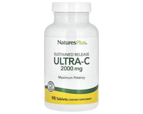 NaturesPlus, Ultra-C, 2,000 mg, 90 Tablets