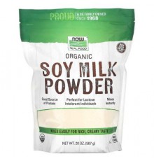 NOW Foods, Real Food, Organic Soy Milk Powder, 20 oz (567 g) (Discontinued Item)