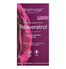 Reserveage Beauty, Resveratrol, 250 mg, 120 Veggie Capsules
