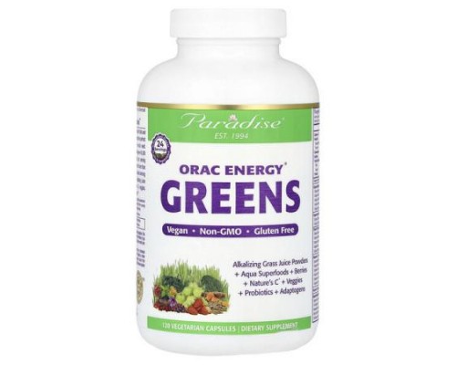 Paradise Herbs, ORAC Energy® Greens, 120 Vegetarian Capsules