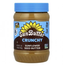 SunButter, Sunflower Seed Butter, Crunchy, 16 oz (454 g)