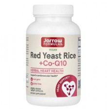 Jarrow Formulas, Vegan Red Yeast Rice + Co-Q10, 120 Veggie Capsules