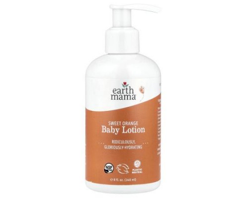Earth Mama, Baby Lotion, Sweet Orange, 8 fl oz (240 ml) Earth Mama, Baby Lotion, Sweet Orange, 8 fl oz (240 ml)