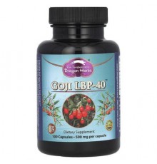 Dragon Herbs, Goji LBP-40, 500 mg, 100 Vegetarian Capsules
