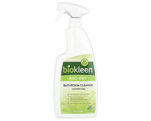Biokleen, Bac Out®, Bathroom Cleaner, Lavender Lime, 32 fl oz (946 ml) Biokleen, Bac Out®, Bathroom Cleaner, Lavender Lime, 32 fl oz (946 ml)