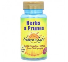 Nature's Life, Herbs & Prunes, 100 Vegetarian Tablets