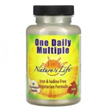 Nature's Life, One Daily Multiple, 60 Vegetarian Capsules