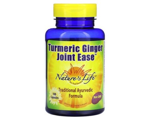 Nature's Life, Turmeric Ginger Joint Ease, 100 Capsules