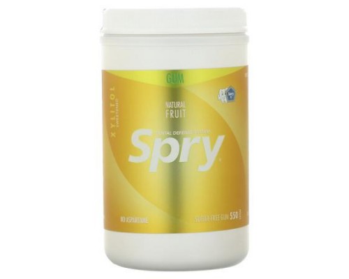Xlear, Spry, Chewing Gum, Natural Fruit, Sugar Free, 550 Pieces Xlear, Spry, Chewing Gum, Natural Fruit, Sugar Free, 550 Pieces