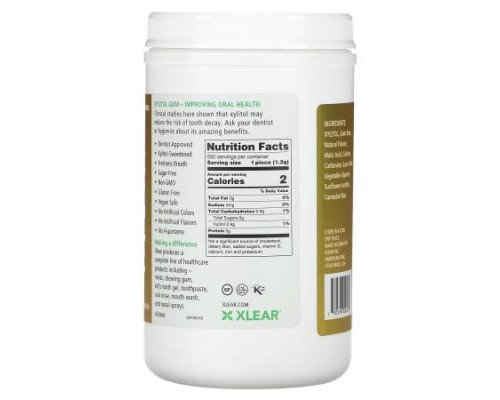 Xlear, Spry, Chewing Gum, Natural Fruit, Sugar Free, 550 Pieces Xlear, Spry, Chewing Gum, Natural Fruit, Sugar Free, 550 Pieces