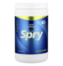 Xlear, Spry®, Chewing Gum, Natural Peppermint, 550 Pieces