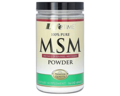 LifeTime Vitamins, MSM Powder, 16 oz (454 g)