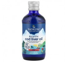 Nordic Naturals, Arctic Cod Liver Oil™, Strawberry, 8 fl oz (237 ml)