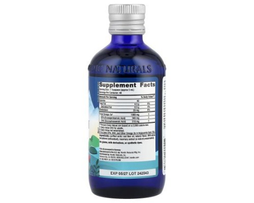 Nordic Naturals, Arctic Cod Liver Oil™, Strawberry, 8 fl oz (237 ml) Nordic Naturals, Arctic Cod Liver Oil™, Strawberry, 8 fl oz (237 ml)