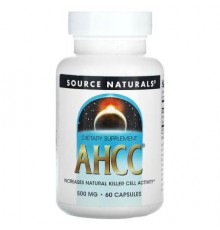 Source Naturals, AHCC, 500 mg, 60 Capsules