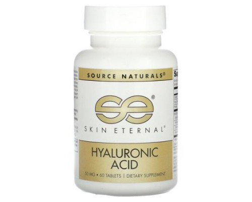 Source Naturals, Skin Eternal, Hyaluronic Acid, 50 mg, 60 Tablets