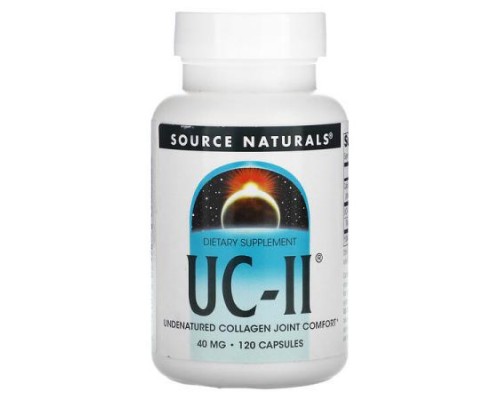Source Naturals, UC-II, 120 Capsules