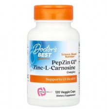 Doctor's Best, PepZin GI®, Zinc-L-Carnosine Complex, 120 Veggie Caps