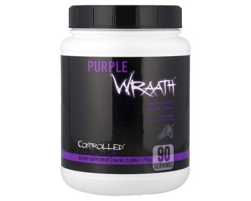 Controlled Labs, Purple Wraath™, Juicy Grape, 2.54 lbs (1,152 g) Controlled Labs, Purple Wraath™, Juicy Grape, 2.54 lbs (1,152 g)