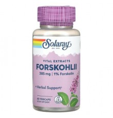Solaray, Vital Extracts, Forskohlii, 385 mg, 60 VegCaps