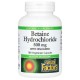 Natural Factors, Betaine Hydrochloride with Fenugreek, 500 mg, 180 Vegetarian Capsules